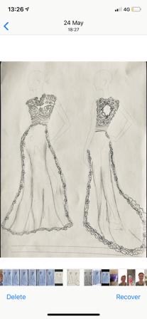 Initial Design for Auntie's wedding